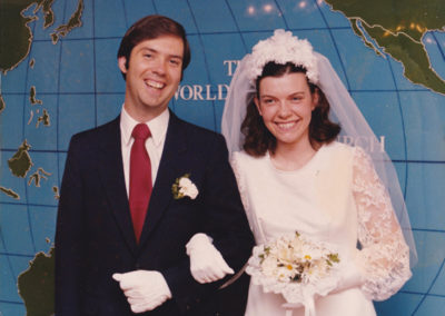 David Perry and wife 1982 Blessing