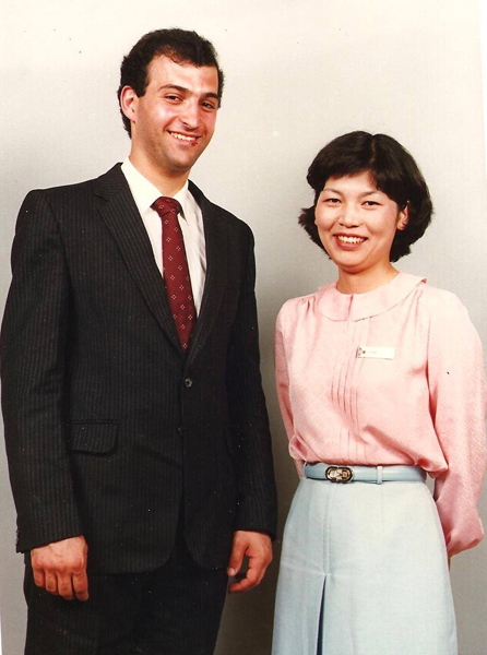 Franco and wife Famularo 1982