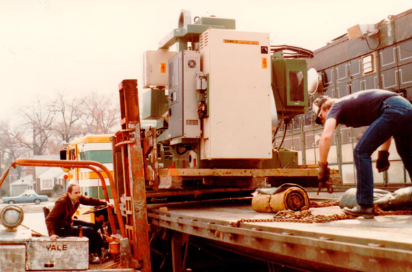 George Brewer forklift Saeilo 1983